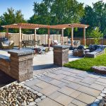 Bench,  Flagstone,  Furniture,  Patio,  Pergola,  Porch