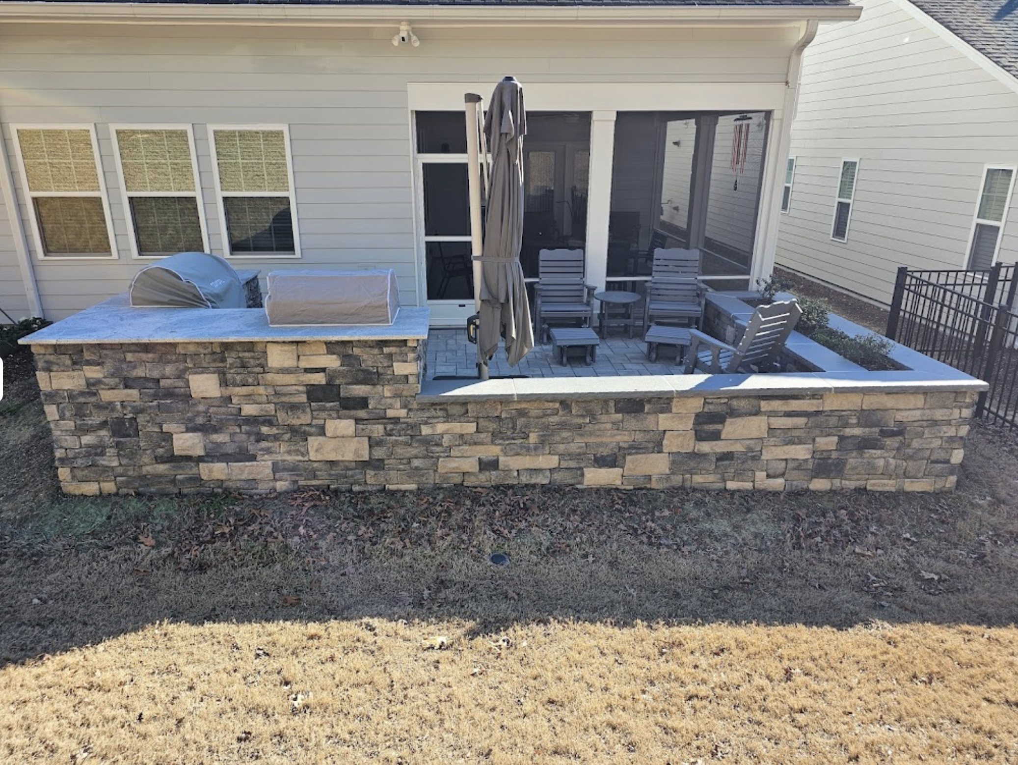 Outdoor landscaping design