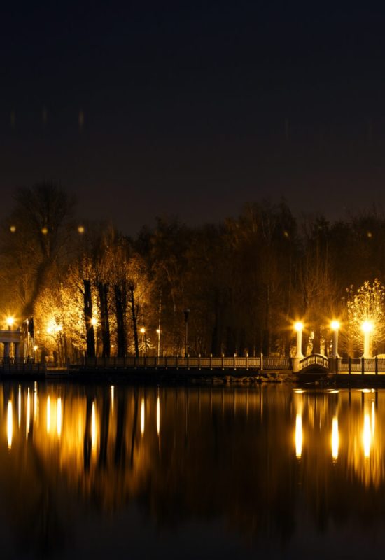 lake-night-with-house-lights (1) Raleigh Outdoor Living Functional Solutions